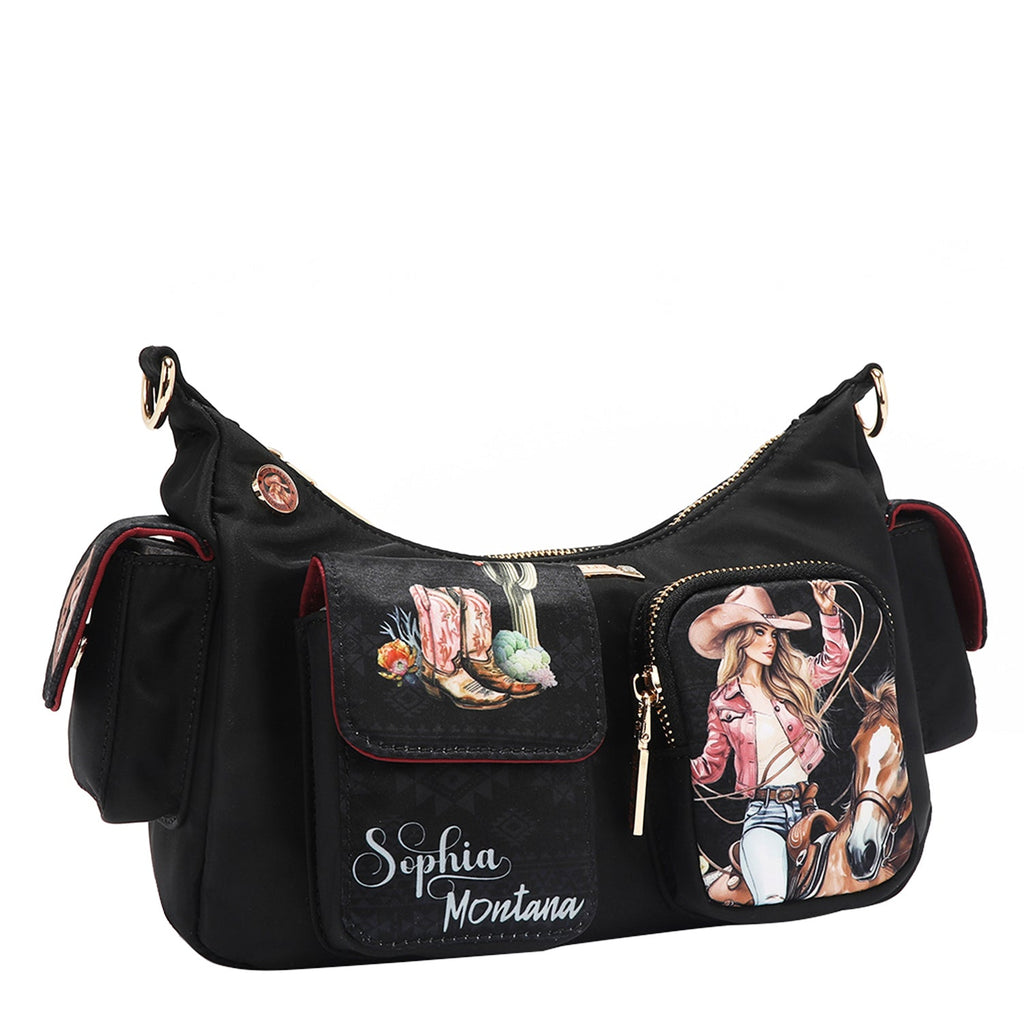 BANDOLERA DE NYLON (SOFIA MONTANA)