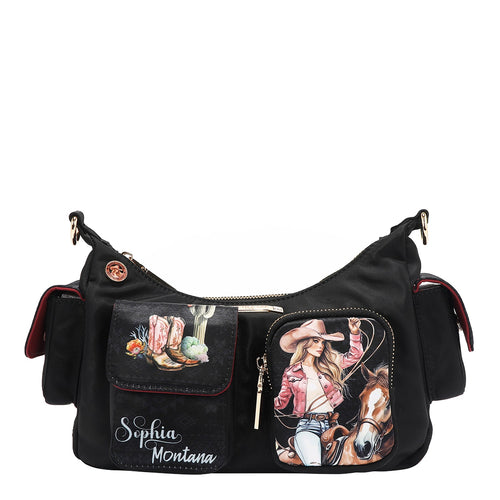 BANDOLERA DE NYLON (SOFIA MONTANA)